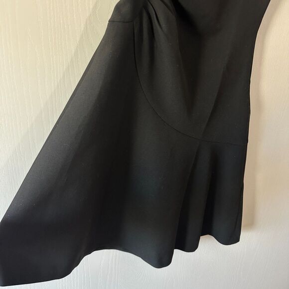 Diane Von Furstenberg Dayna Ruched Fit-and-Flare‎ Dress Black Size 0 XS - Picture 4 of 8